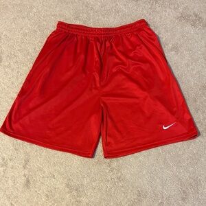 Nike Men's Vibrant Red Sports Shorts, Size XL